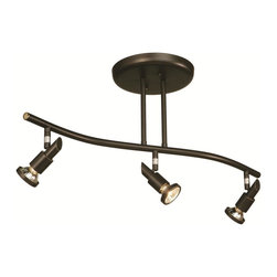 Artcraft Lighting - Artcraft Lighting Shuttle Oil Brushed Bronze Three-Light Rail Light - Track Lighting Kits