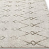 Well Woven Serenity Passione Modern Moroccan Trellis Ivory Area Rug 3'11" x 5'3"