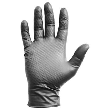 Grease Monkey 27502-16 Gorilla Grip Nitrile Disposable Gloves, Large, 50-Count