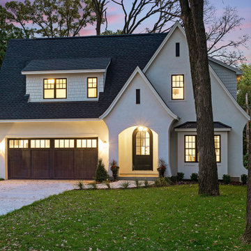 Modern Stucco Tudor