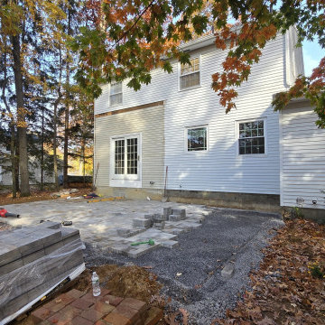 Patio Installation Colonie, NY Paver Backyard