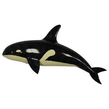 Orca Killer Whale Under the Ocean Animal 12 Inch Kid Room Bath Wall Plaque