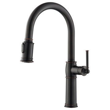 Sellette Pull-Down 1-Hole Kitchen Faucet Oil Rubbed Bronze