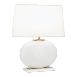 Robert Abbey - Robert Abbey Raquel Oval Table Lamp - Table Lamps
