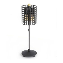 Cubix 7" Table Lamp | Oil Bronze - Table Lamps