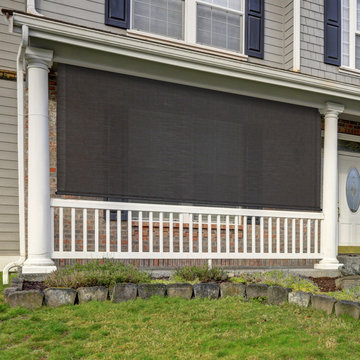 Cordless Outdoor Sun Shades (PVC - PVC Coated Polyester Fabric)