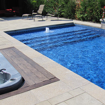 Cour complète | Piscine creusée & spa