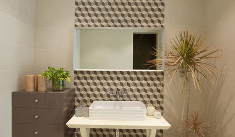 11 Patterned Bathroom Floors From Indian Homes