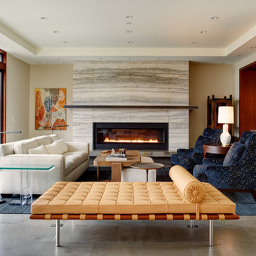 Mercer Island-Hyde Evans Design- Living room