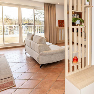 Rénovation d'une entrée et d'un salon