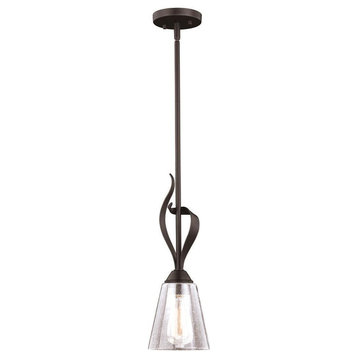 Vaxcel - Cinta 1-Light Mini Pendant in Transitional and Cone Style 17.75 Inches