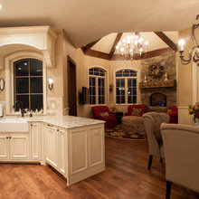 dining nook ceiling detail