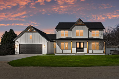 Example of an exterior home design in Other