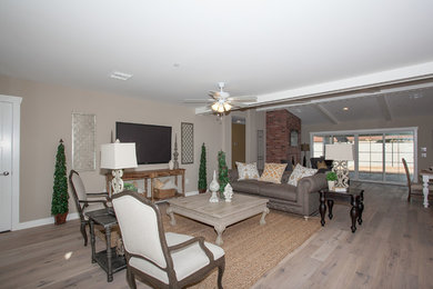 Inspiration for a timeless family room remodel in Phoenix