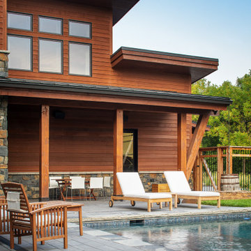 Nebraska Timber Frame Home- Elkhorn River Residence