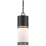 Z-lite - Z-Lite 560CHB-BK-LED LED Outdoor Chain Hung Light Luminata Black - Clean contemporary styling with a traditional look make these fixtures well suited for any home. Today`s contemporary homes, as well as homes of the crafstmen style, are particularily well suited. These aluminum fixtures are available in black, deep bronze and brushed aluminum. Please note: LED lights are not dimmable.