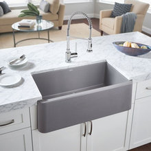 Kitchen sink- Blanco metallic grey apron front
