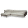 Baxton Studio Quall Gray Modern Sectional Sofa