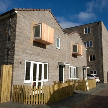The Highwayman - Houses at rear of site