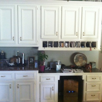 Kitchen Faux Painted Cabinets
