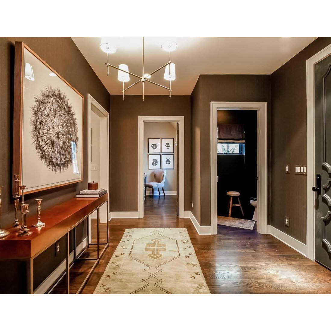 Transitional Modern Home-Foyer