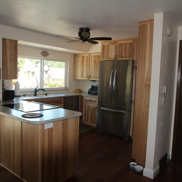 Natural Hickory Small Kitchen