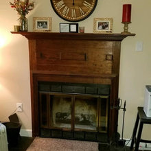 Fireplace Conversion/ Before and After