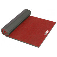 FlooringInc Home Cheer Carpet Top Mats, Red, 4'x6'x1 3/8" Sample
