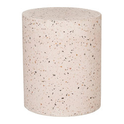 Terrazzo Cylinder Stump - Soft Pink - Produits