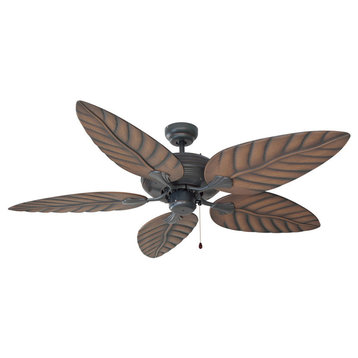 Design House 154104 52" 5 Blade Indoor / Outdoor Ceiling Fan - Oil Rubbed