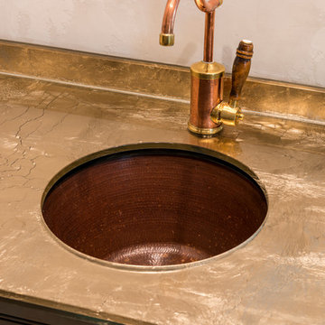 Copper and Gold finishing touches