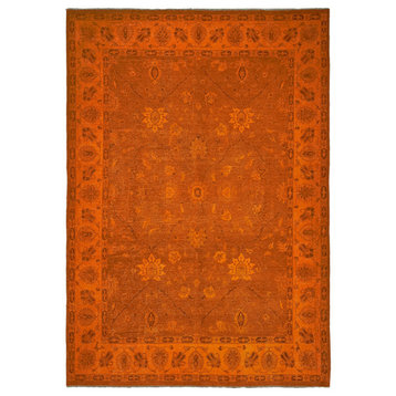 Rug N Carpet Handmade Oriental 8' 9'' x 12' 2'' Low Pile Large Area Rug