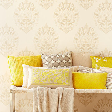 Kavala Taupe Damask