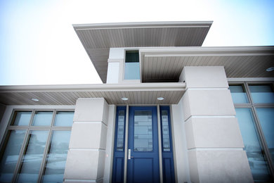 Inspiration for a modern exterior home remodel in Other