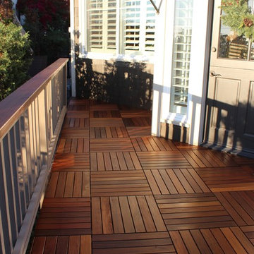 Clean lines. We love these deck tiles!