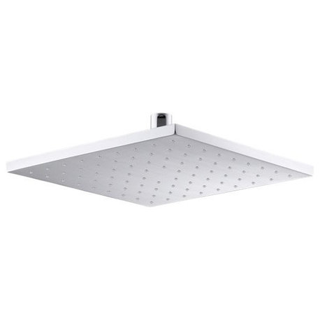 Kohler 10" Contemporary Square 2.5 GPM Rainhead, Polished Chrome