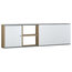 Torero Modular Sideboard, White and Oak