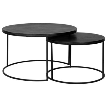 Round Nested Coffee Tables (2) | OROA Bolder
