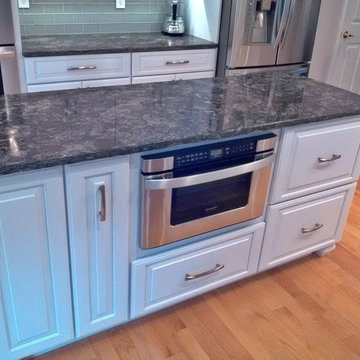 Gray & White Kitchen