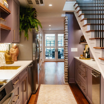 Secret Stairway Auxiliary Kitchen