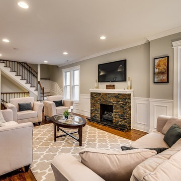 Open Floor Plan & Stairwell Renovation | Chicago, IL