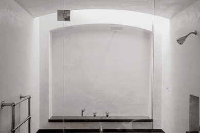 White Tadelakt Bathroom - NYC