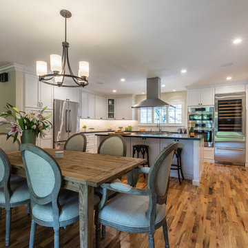 Classic Traditional White Kitchen Remodel