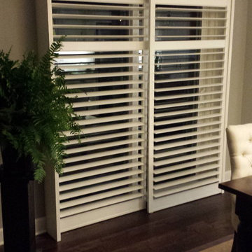 By-Pass Shutters for Sliding Glass Door