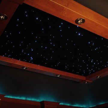 Fiber Optic Star Ceiling with Maple Surround