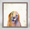 "Best Friend - Golden Retriever" Mini Framed Canvas by Cathy Walters