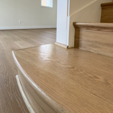 Project #144 | Slightly Curved Transitional Staircase