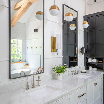 Raleigh Modern Farm Bath Renovation