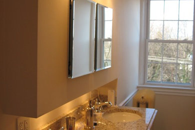 Inspiration for a mediterranean home design remodel in Baltimore
