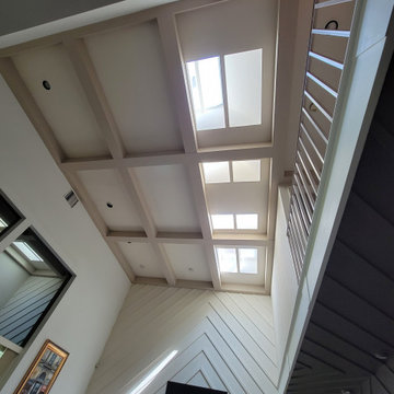 Velux Solar-Powered Venting Skylights on Stone-Coated Steel Roof